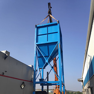 Fuel bunker with integrated safety and monitoring systems.