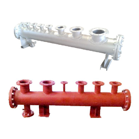 Precision-engineered steam headers for industrial applications.